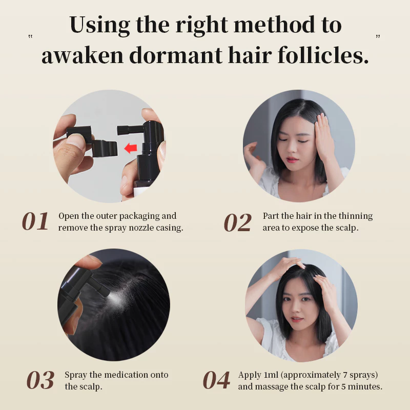 DR.VILLE HAIR TONIC HAIR GROWTH SERUM 生发喷剂 (50ml) - Image 4